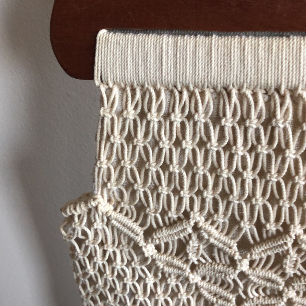 Vintage macrame handbag - Picture 9 of 17
